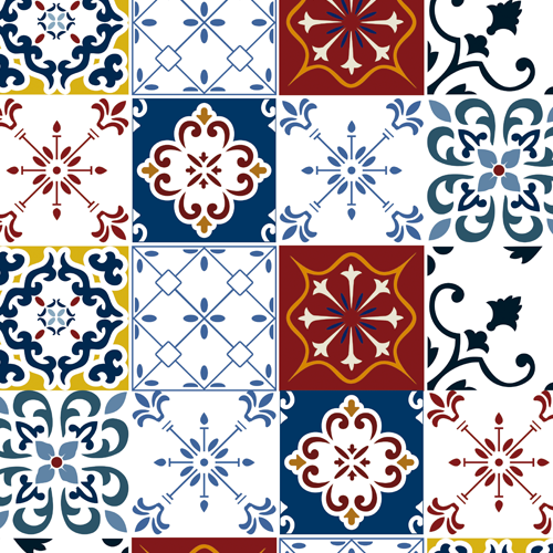 Adesivo de Azulejo - Azulejo Mosaico